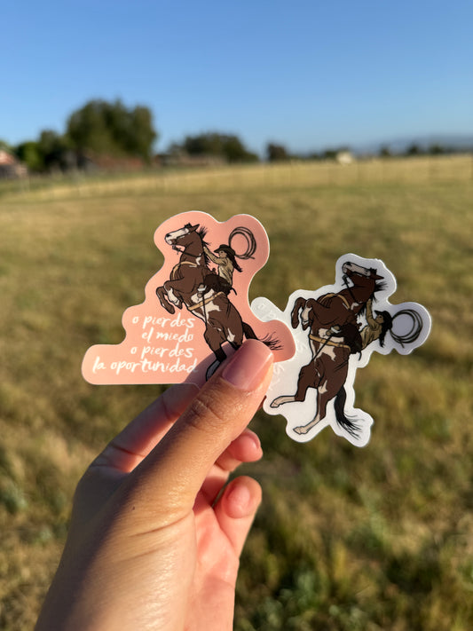 O pierdes el miedo o pierdes la oportunidad 2 sticker pack